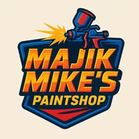 Majik Mikes Paint Shop Logo